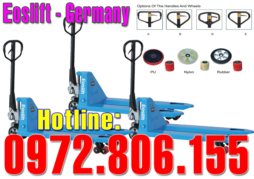 Xe nâng tay 2000kg, 2500kg, 3000kg, 3500kg, 4000kg, 5000kg